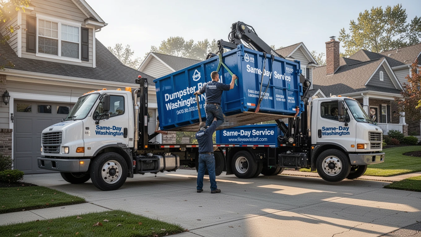 Same-Day Drop-Off Dumpster Rentals